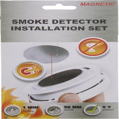 Magnetische Montageset Rookmelder - 1 stuks - Diameter 56 mm