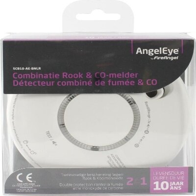 AngelEye Combimelder SCB10-AE-BNLR - Rook en Koolmonoxide - 10 jaar accu